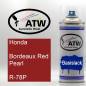 Preview: Honda, Bordeaux Red Pearl, R-78P: 400ml Sprühdose, von ATW Autoteile West.